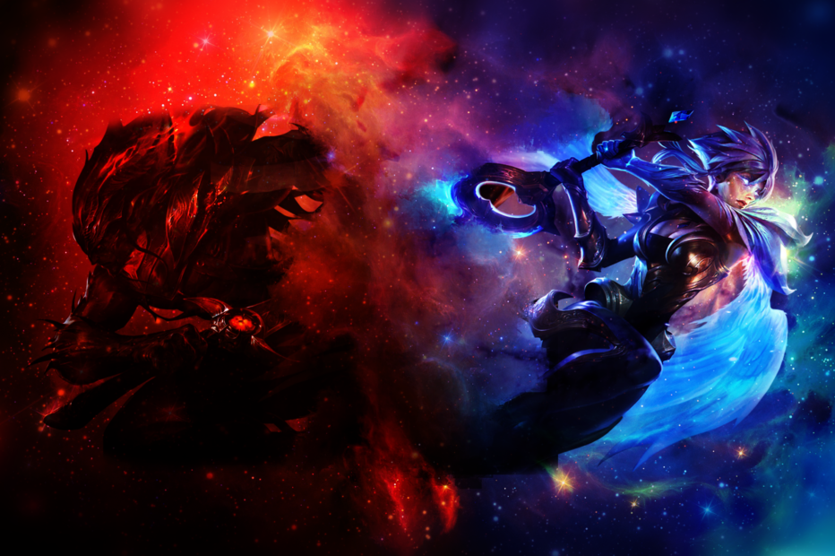 Dawnbringer Riven & Duskbringer Yasuo - Yasuo Emissario Da Escuridao - HD Wallpaper 