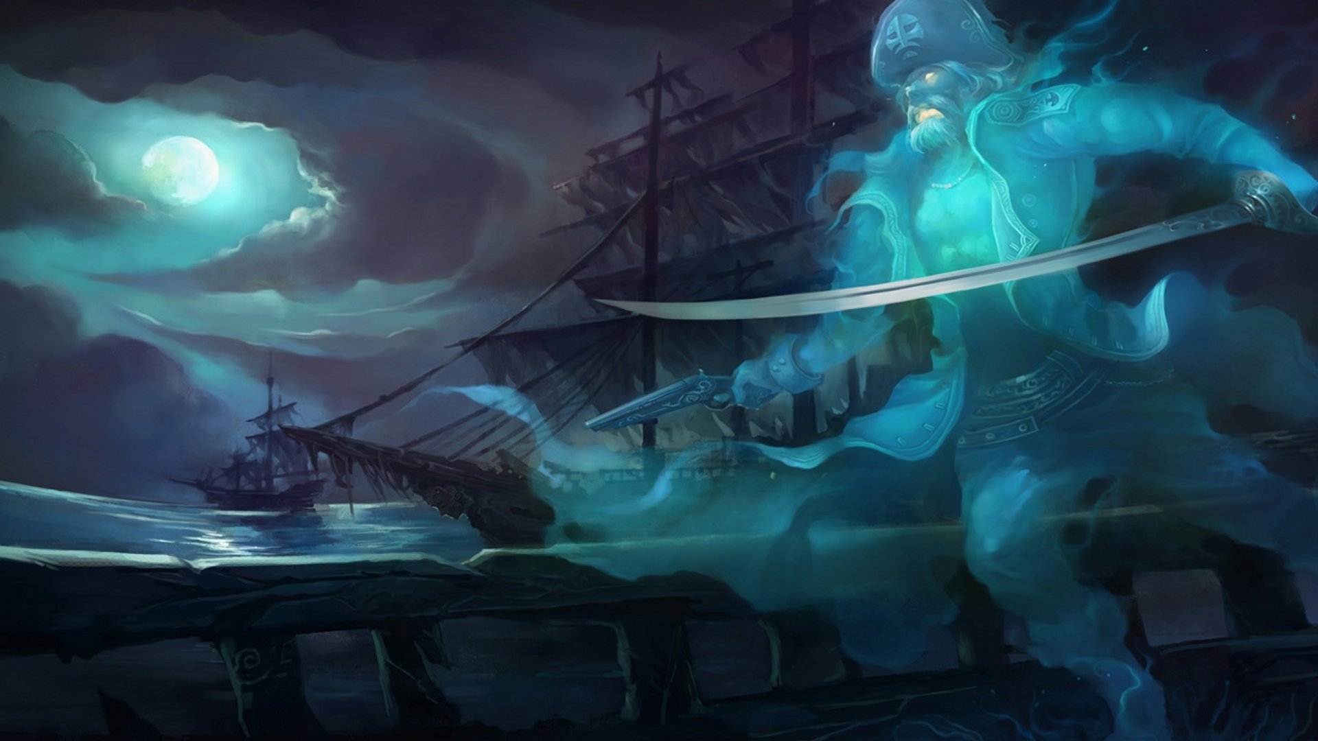 League Of Legends Gangplank - HD Wallpaper 