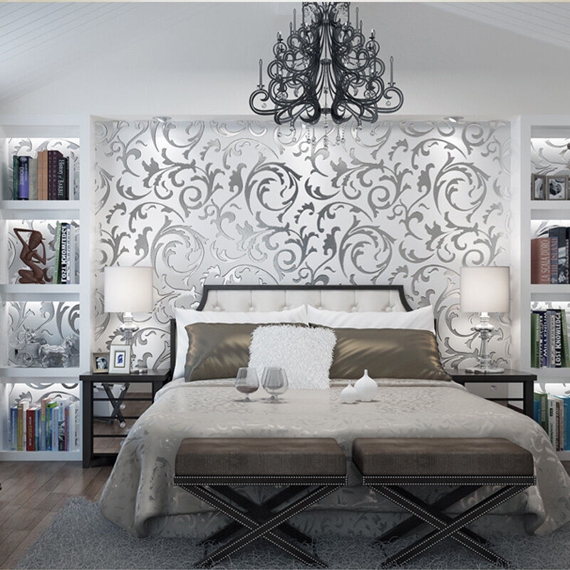 Wanddeko Silber - HD Wallpaper 