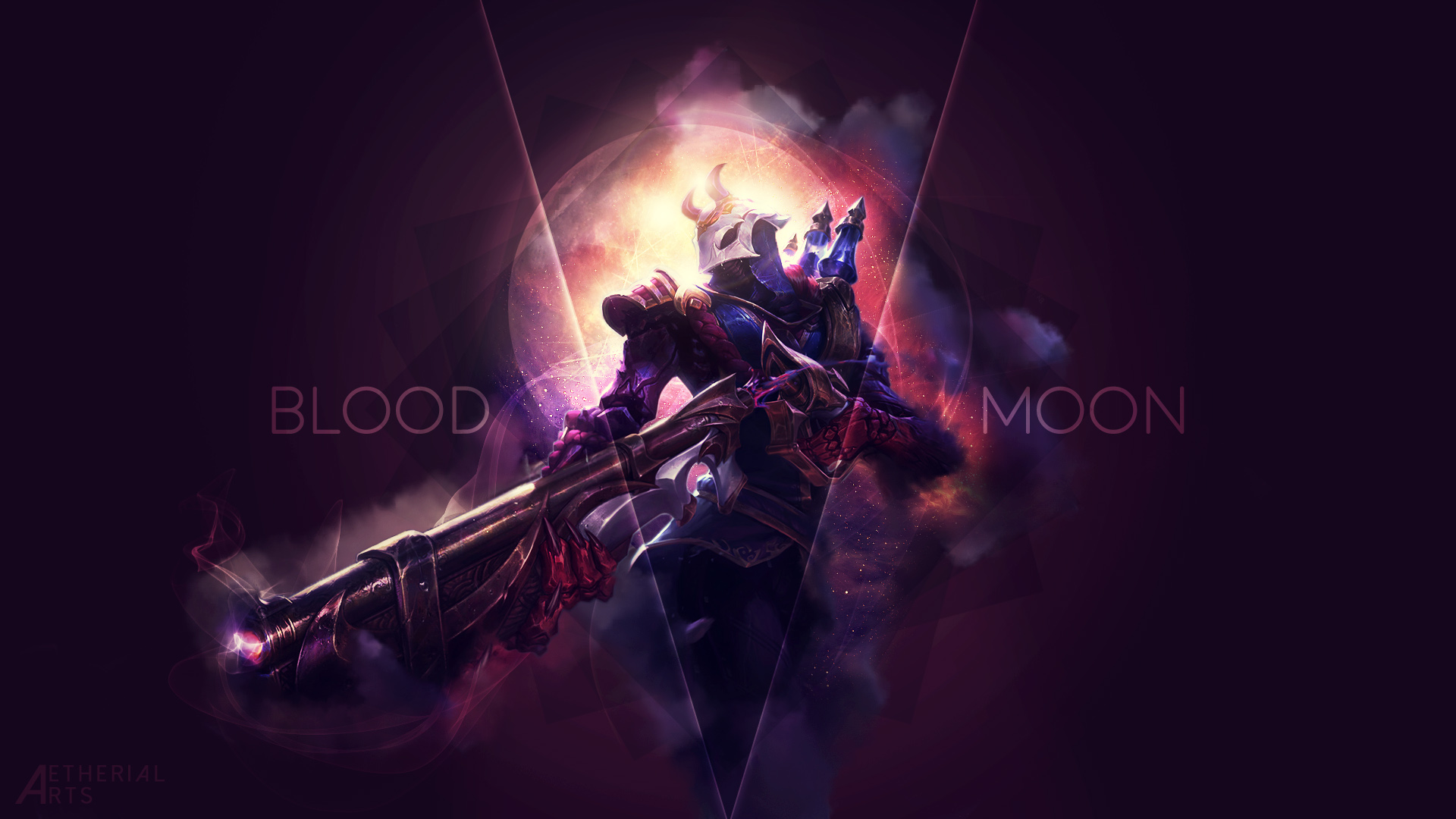 Blood Moon Jhin By Aetherialarts Hd Wallpaper Background - Blood Moon Jhin Wallpaper 4k - HD Wallpaper 