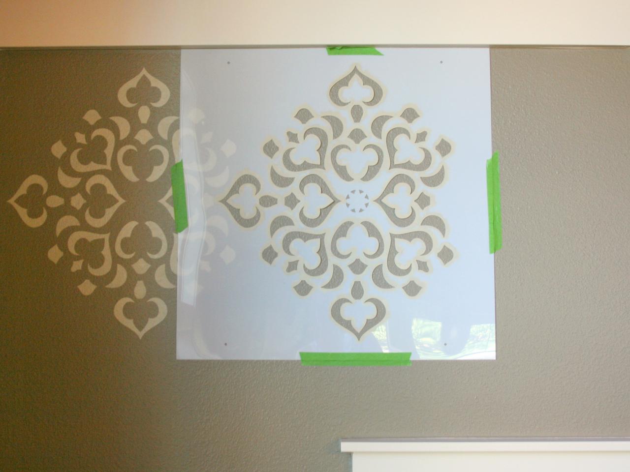 Move And Tape Stencil - Wall Stencil - HD Wallpaper 