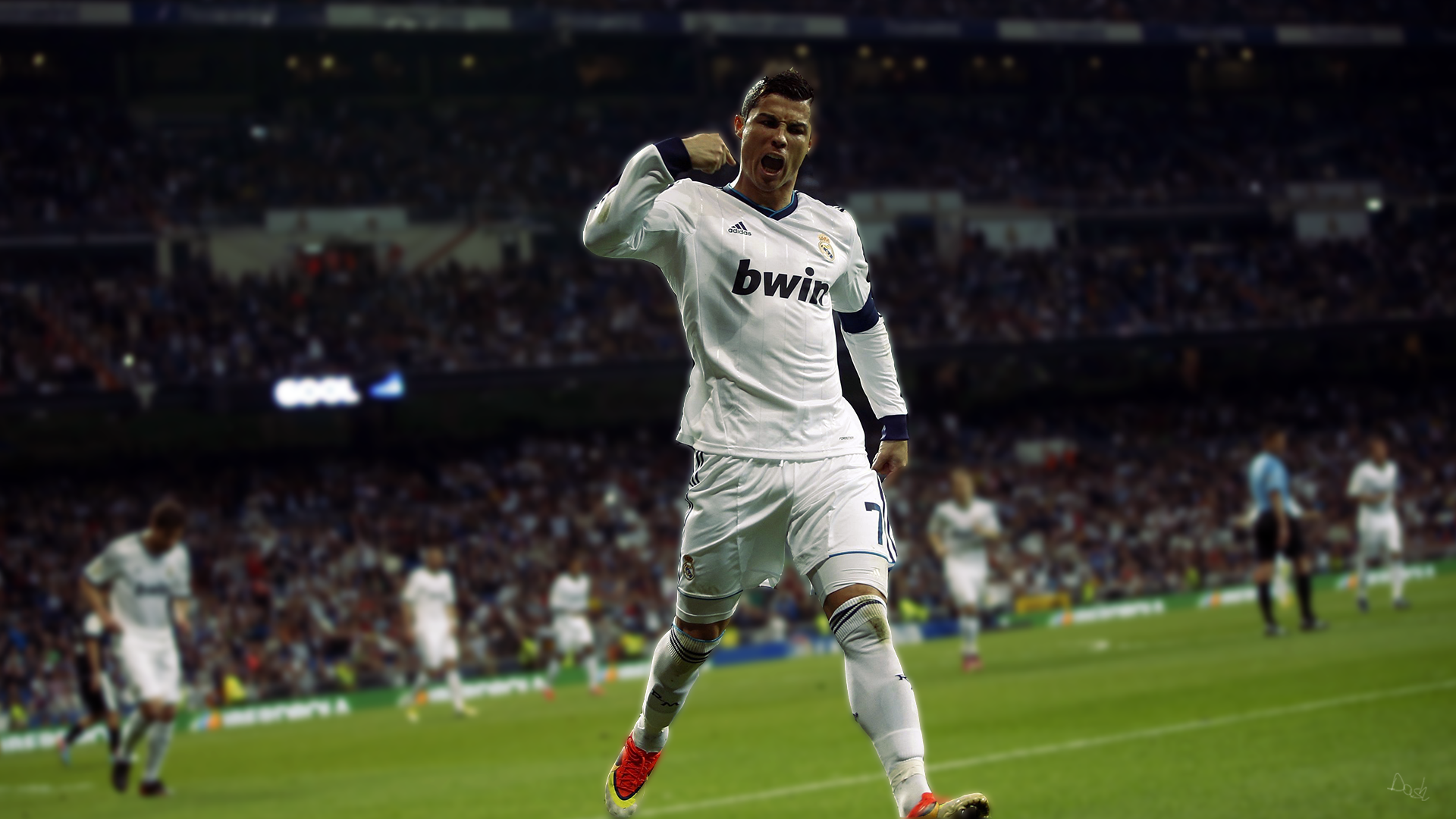 Cristiano Ronaldo Wallpaper Pc - HD Wallpaper 