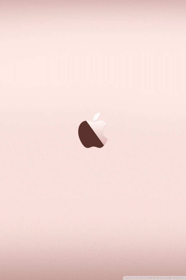 Apple Wallpaper Iphone Rose Gold - HD Wallpaper 