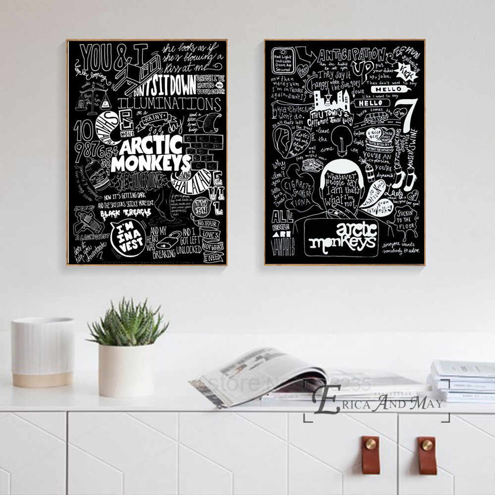Arctic Monkeys Music Band Quote Canvas Painting Posters - Posters Wall Art Arctic Monkeys - HD Wallpaper 