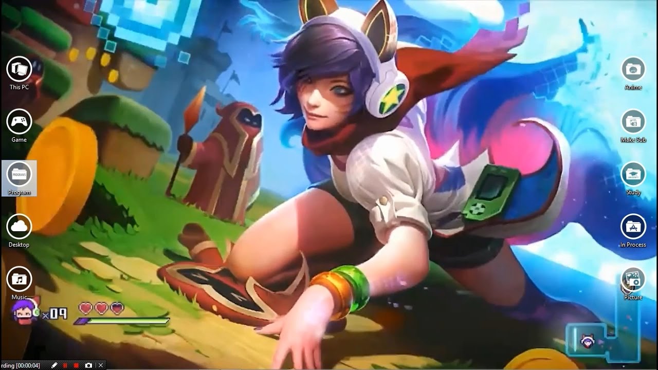 Bit Rush Arcade Ahri Login Screen - HD Wallpaper 