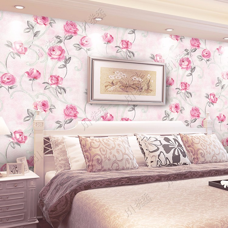 Pink Color Beautiful Cheap Price 3d Design Home Wallpaper - House Wallpaper Design Price - HD Wallpaper 