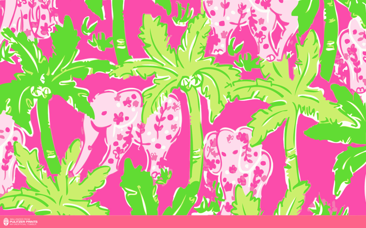 Lilly Pulitzer Taboo Elephant - HD Wallpaper 