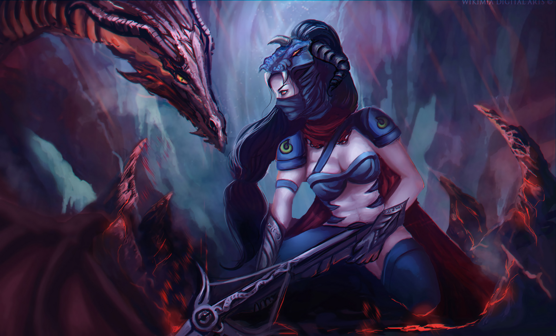 Dragonslayer Vayne By Wikimia Hd Wallpaper Fan Art - Dragon Slayer Vayne - HD Wallpaper 