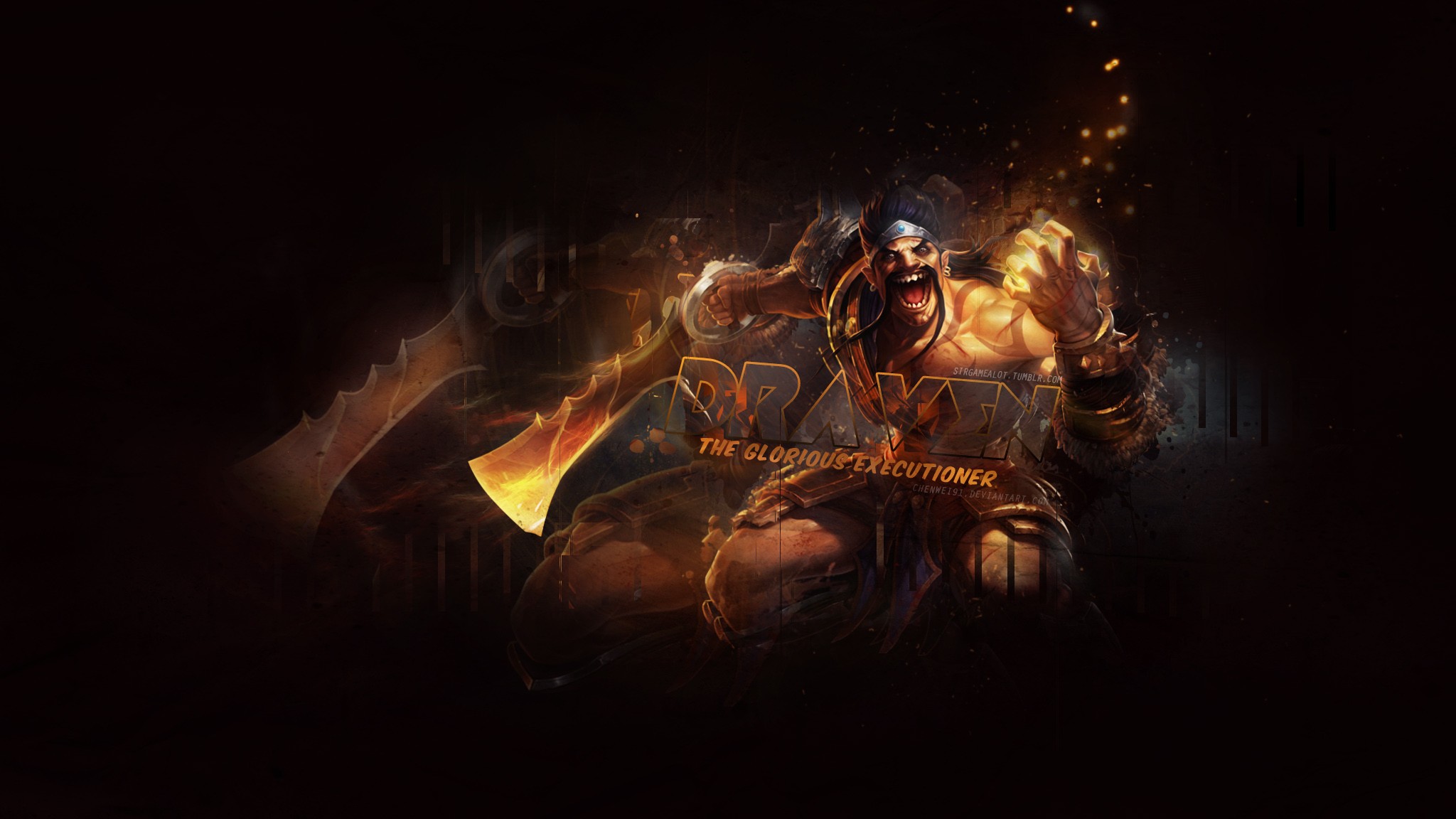 Gladiator Draven By Chenwei91 Hd Wallpaper Fan Art - Wallpaper - HD Wallpaper 