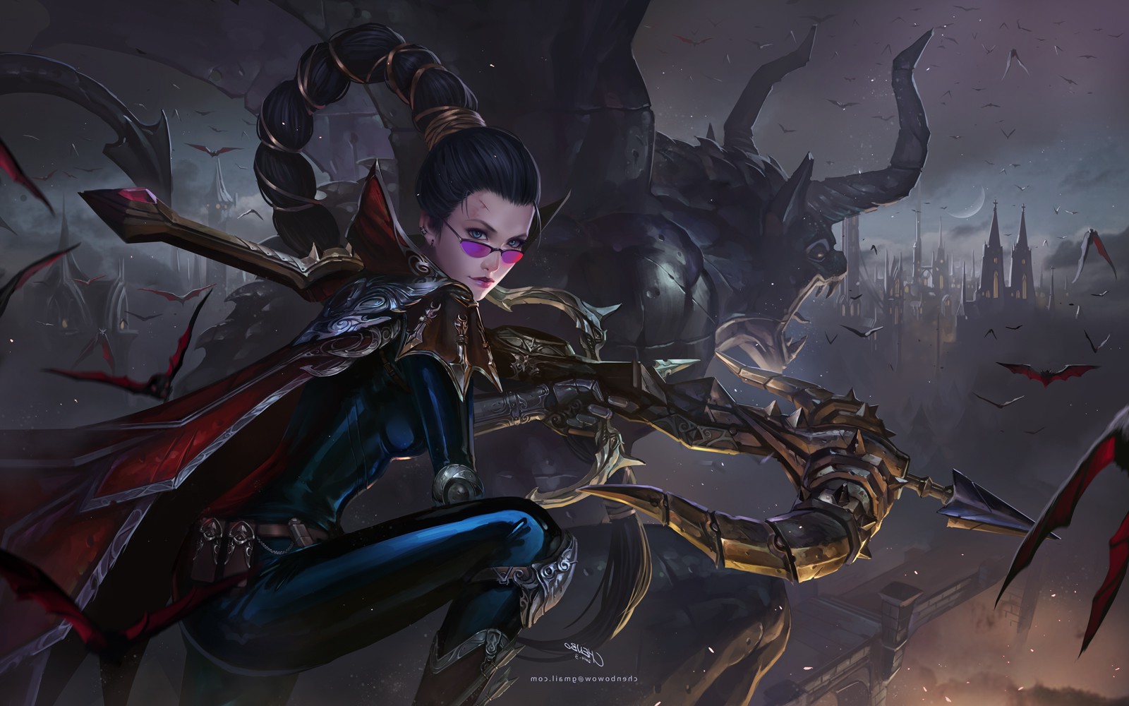 Vayne Wallpaper League Of Legends - HD Wallpaper 