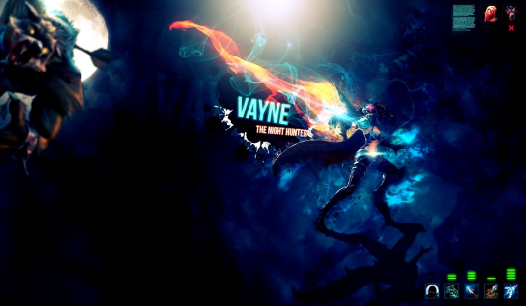 Game Vayne League Of Legends Wallpaper 2017 56911 Wallpaper - League Of Legends Vayne Canvas - HD Wallpaper 