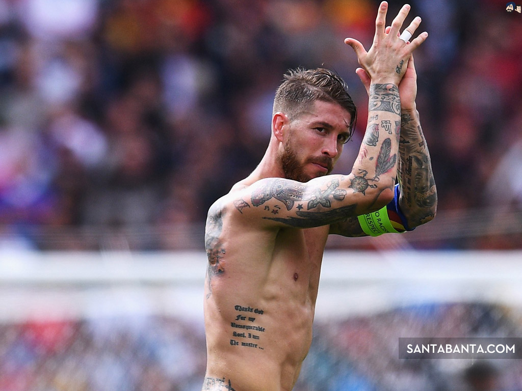 Sergio Ramos - Sergio Ramos Hand Tattoos - HD Wallpaper 