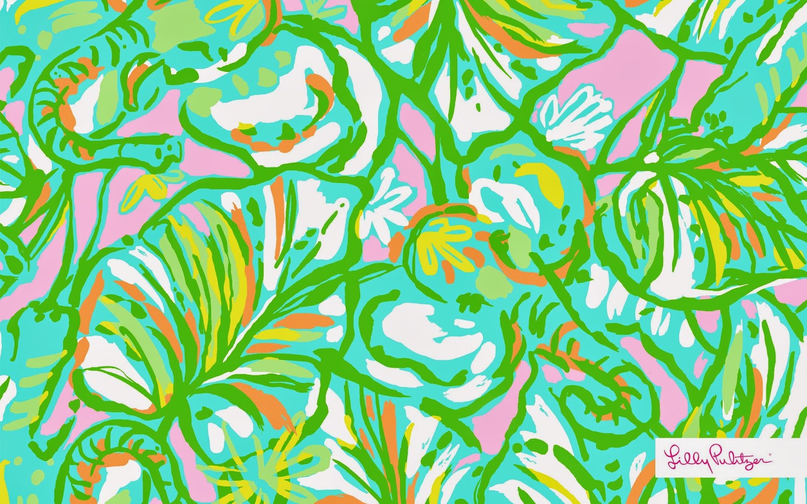 Lilly Pulitzer Elephant Print - HD Wallpaper 