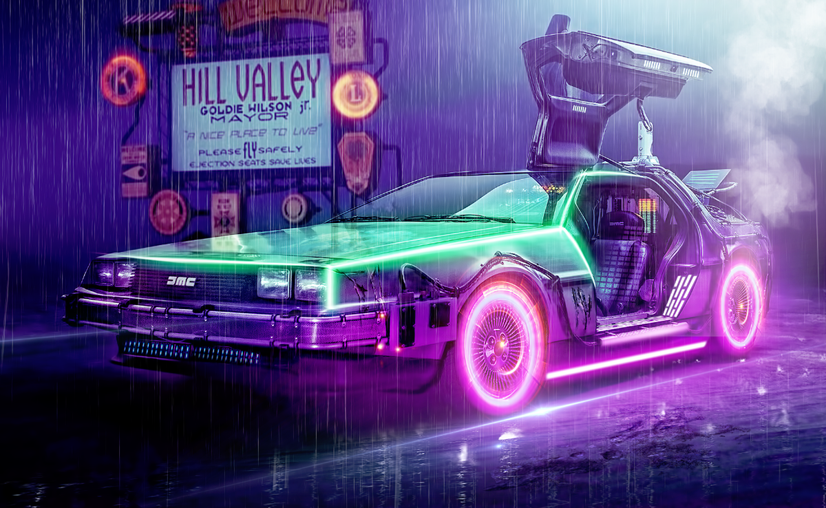 Back To The Future Concept - HD Wallpaper 