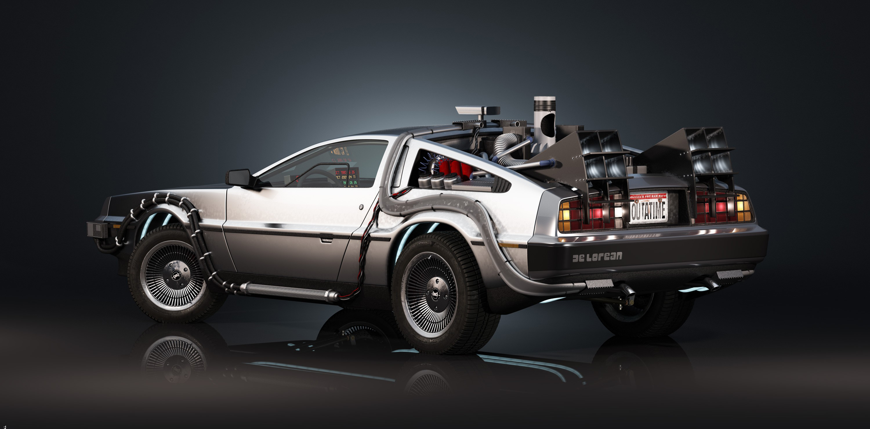 Back To The Future 4 Car - HD Wallpaper 