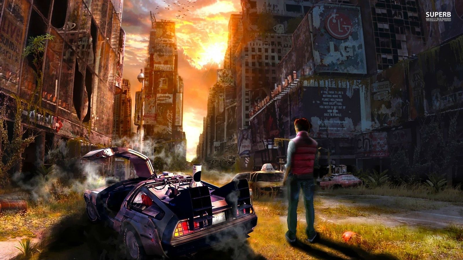 Back To The Future - Back To The Future I Am Legend - HD Wallpaper 