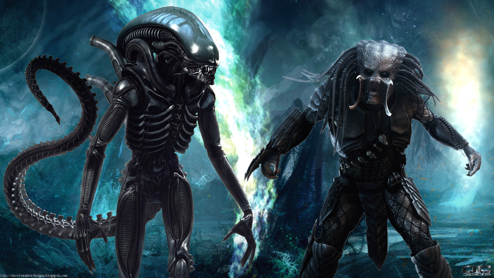 Alien Vs - Alien Vs Predator Wallpaper Hd - HD Wallpaper 