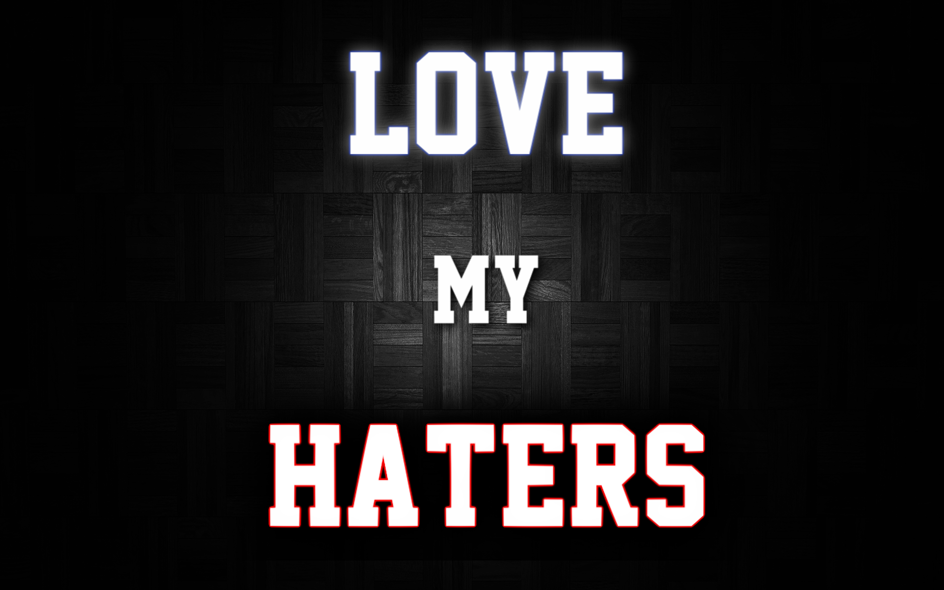 Download Love Haters Wallpaper - Graphic Design - HD Wallpaper 
