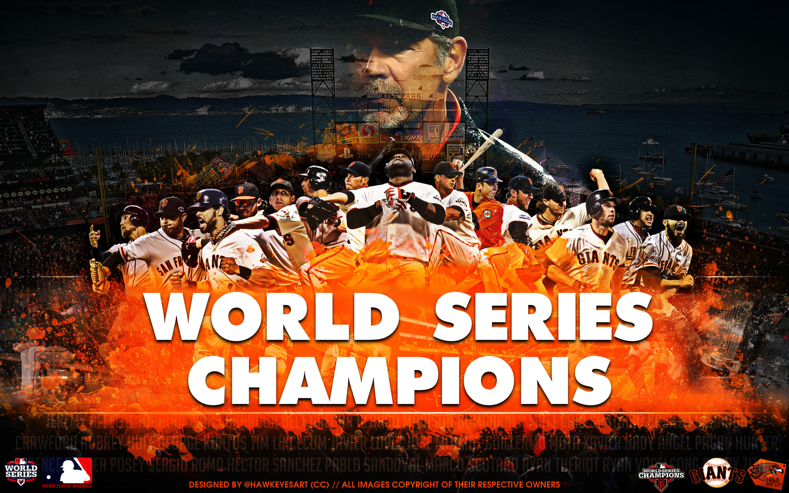 2560x1600, San Francisco Giants Mlb Baseball Wallpaper - Sf Giants Wallpaper Cool - HD Wallpaper 