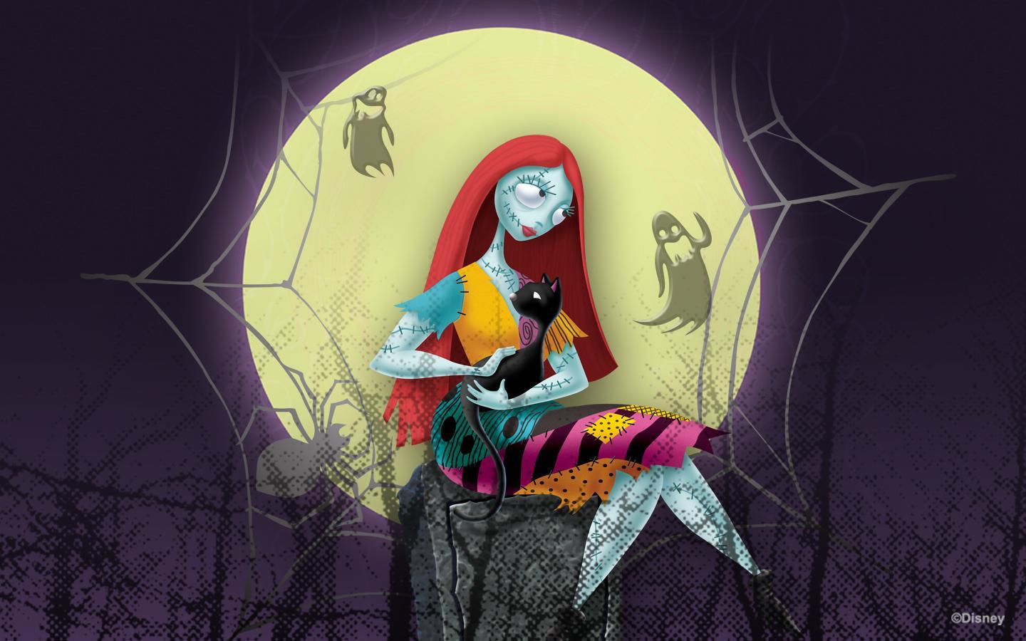 Sally Nightmare Before Christmas Background - HD Wallpaper 