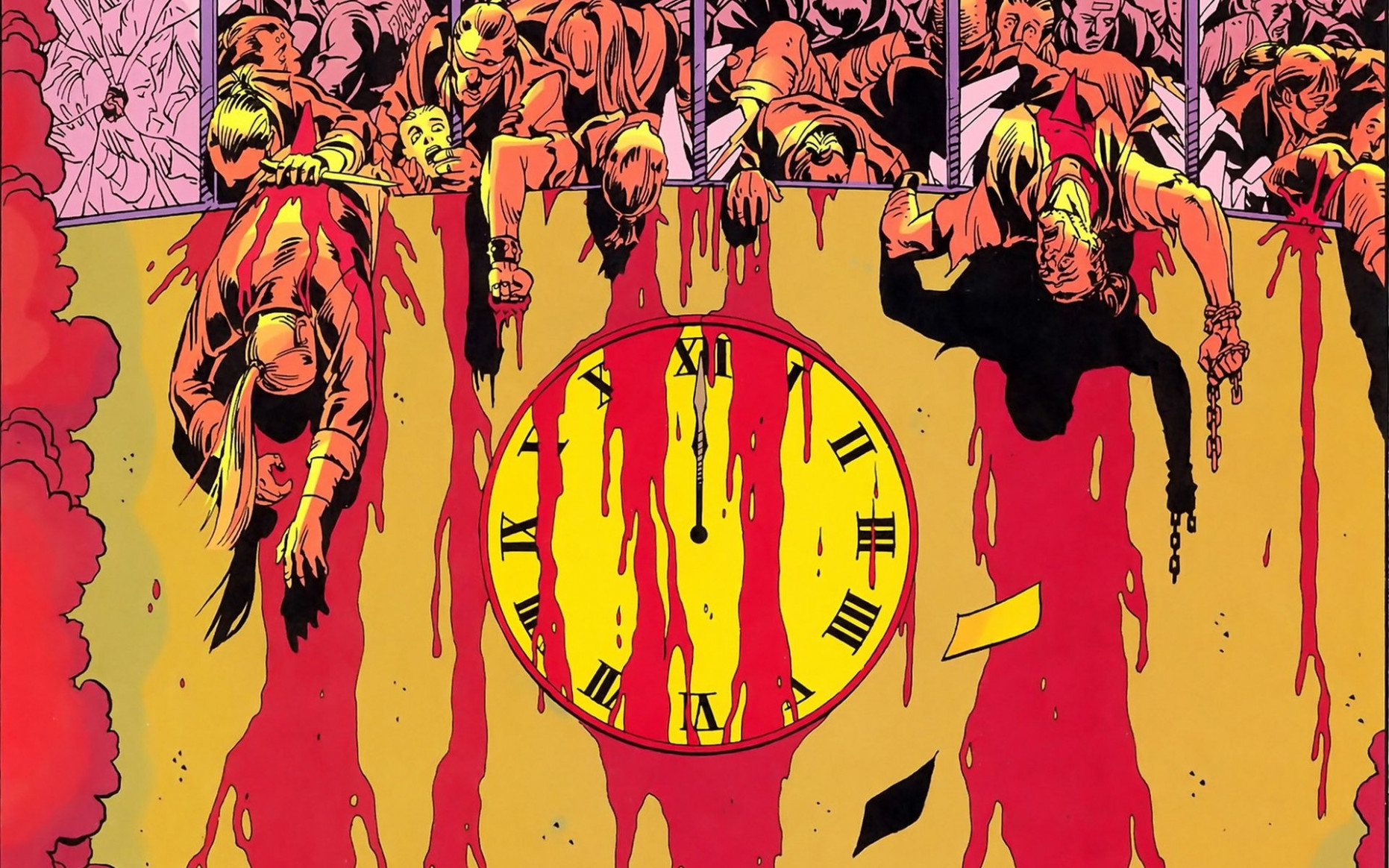 Doomsday Clock Hd Wallpaper - Watchmen Dave Gibbons - HD Wallpaper 