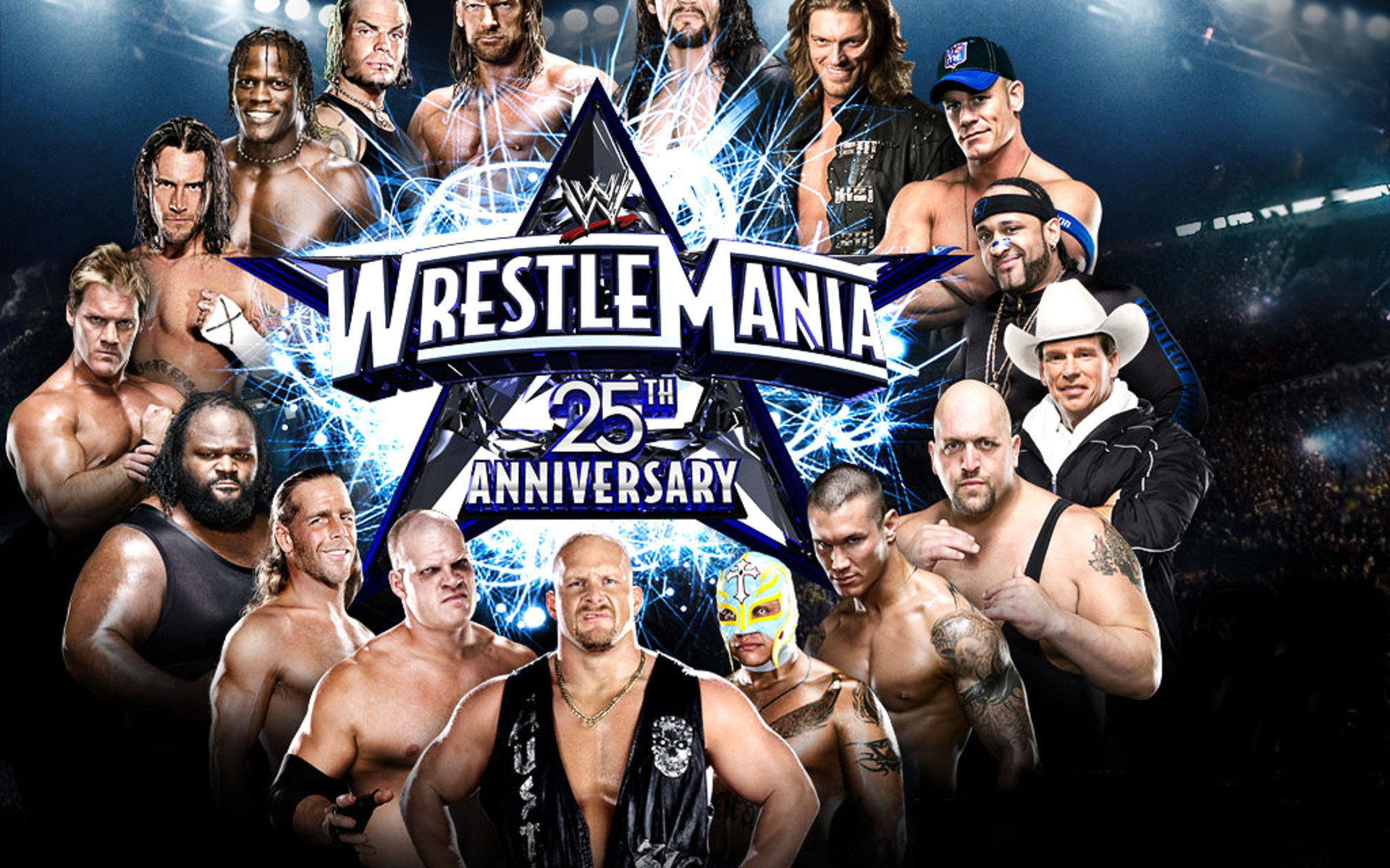 Wwe Wrestling Wrestle Mania Wide Wrestling Wwe 
 Data-src - Wwe All Super Star - HD Wallpaper 