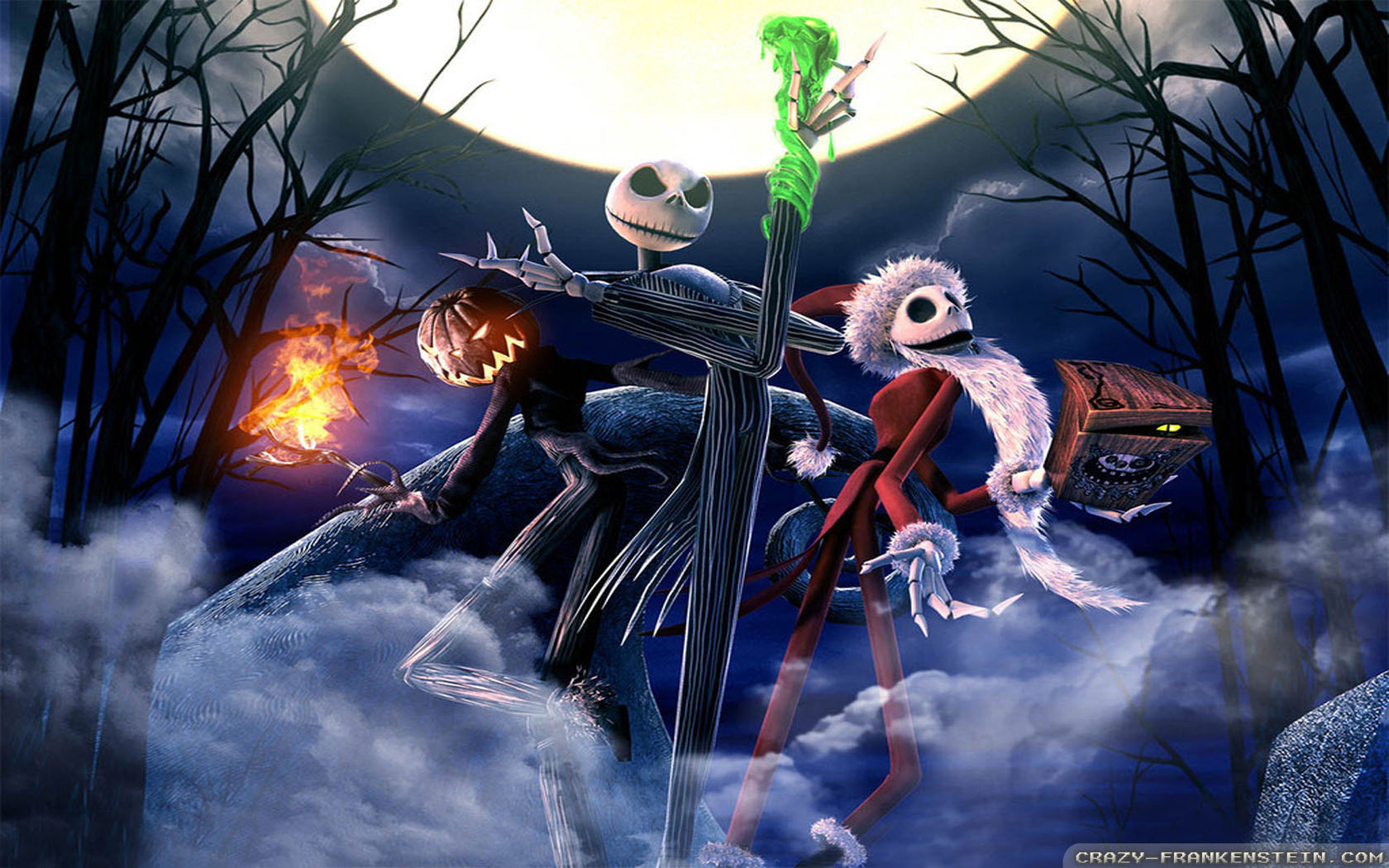 Nightmare Before Christmas Wallpaper Desktop - HD Wallpaper 