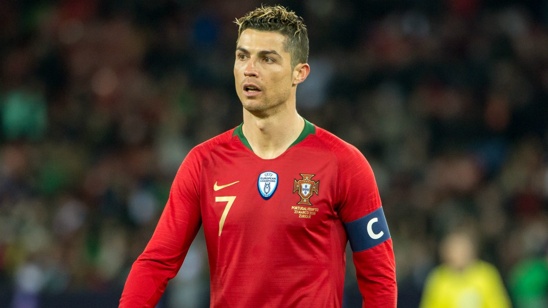 Portugal Captain Cristiano Ronaldo - Cristiano Ronaldo Portugal 2019 - HD Wallpaper 