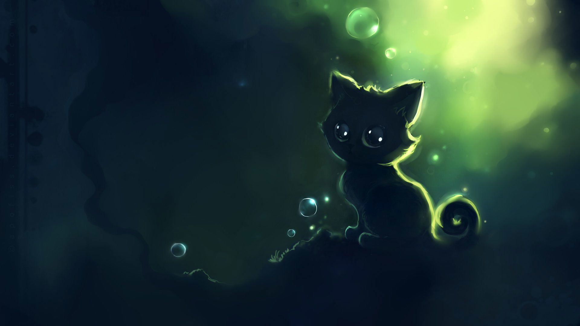 Anime Kitty - HD Wallpaper 