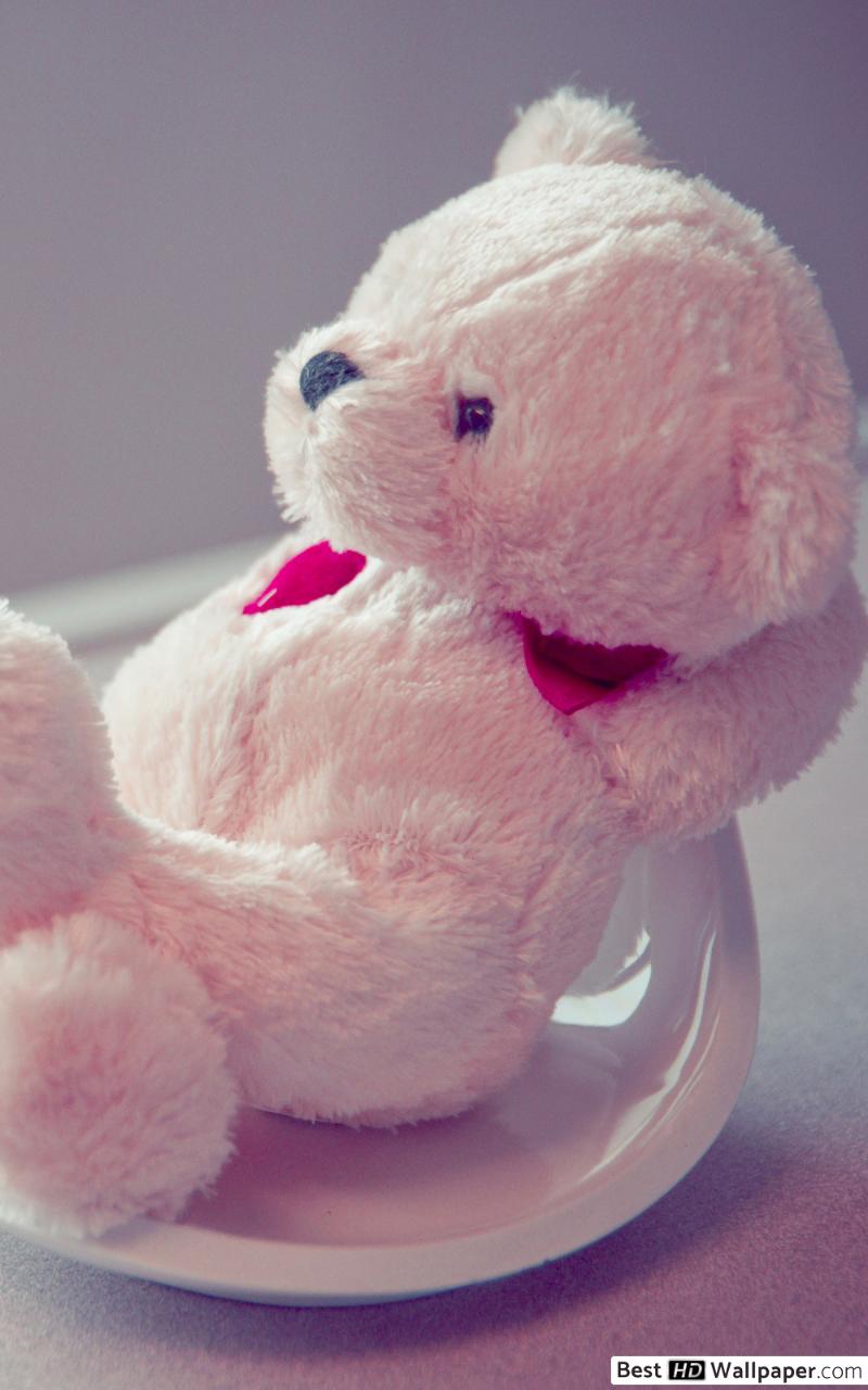 Happy Teddy Day Cute - HD Wallpaper 