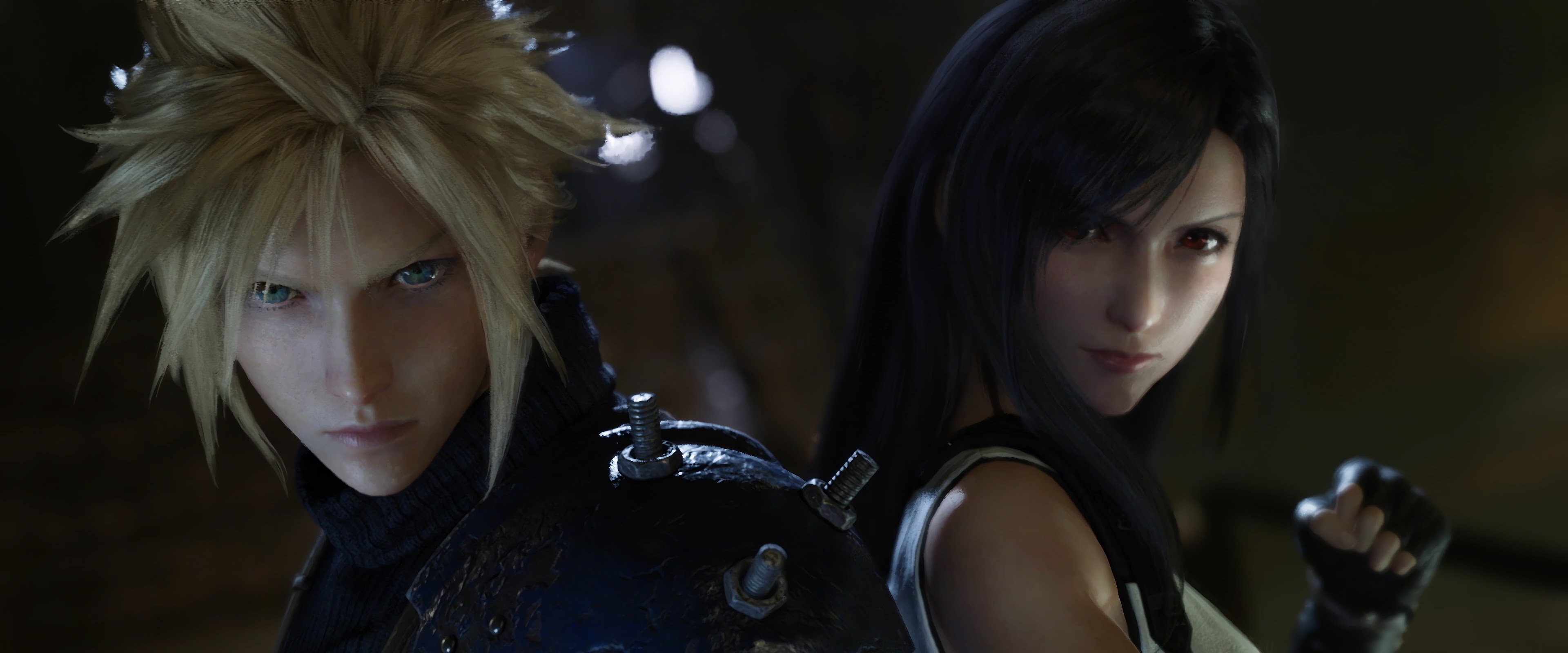 Final Fantasy 7 Remake, Cloud Strife, Tifa Lockhart, - Final Fantasy 7 Remake Cloud And Tifa - HD Wallpaper 