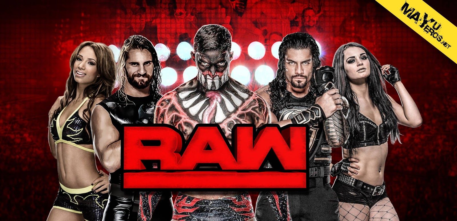Wwe Raw Wallpaper 2017 1600x774 Wallpaper Teahub Io