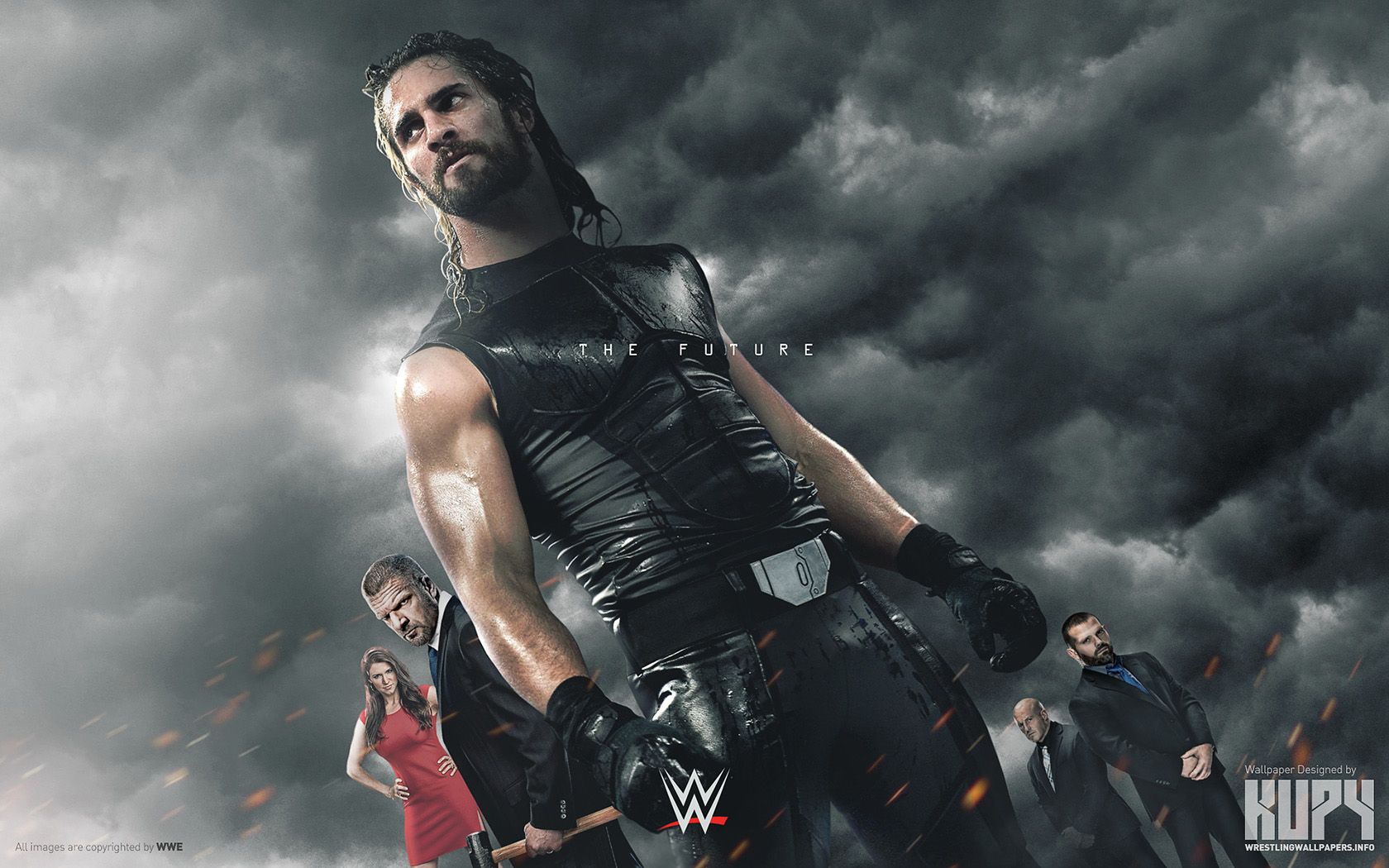 Wwe Raw Superstars 2015 Wallpapers - Wwe Seth Rollins Hd - HD Wallpaper 