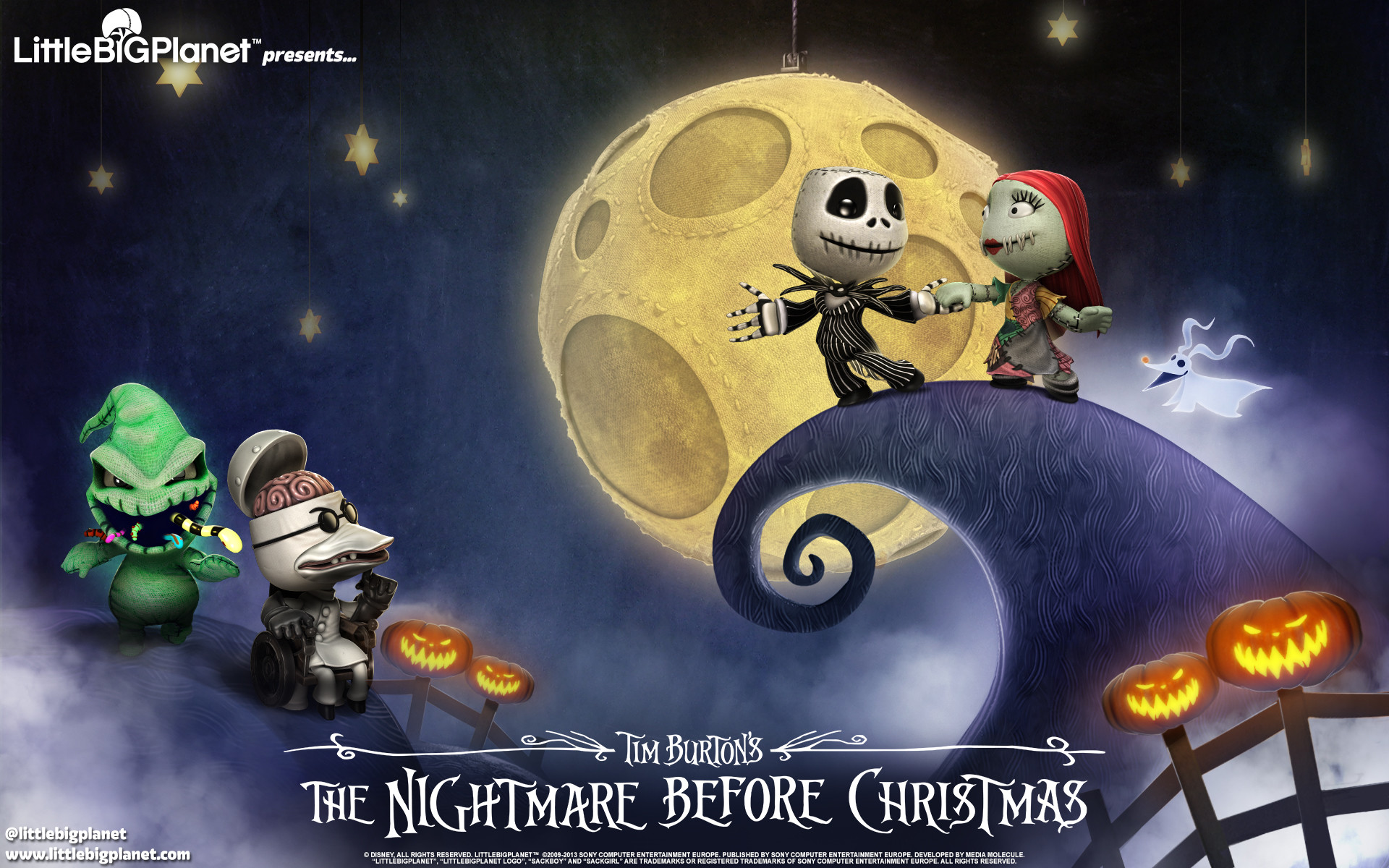 The Nightmare Before Christmas Wallpaper, Available - Little Big Planet Nightmare Before Christmas - HD Wallpaper 