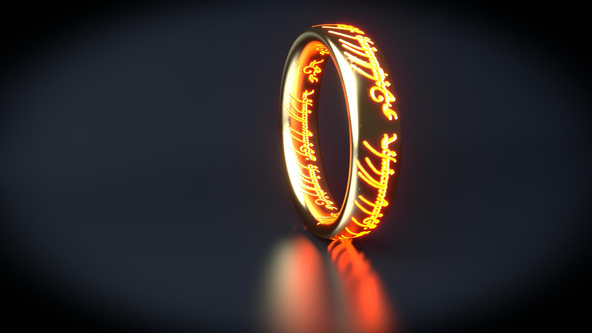 Lord Of The Rings Light Up Ring - HD Wallpaper 