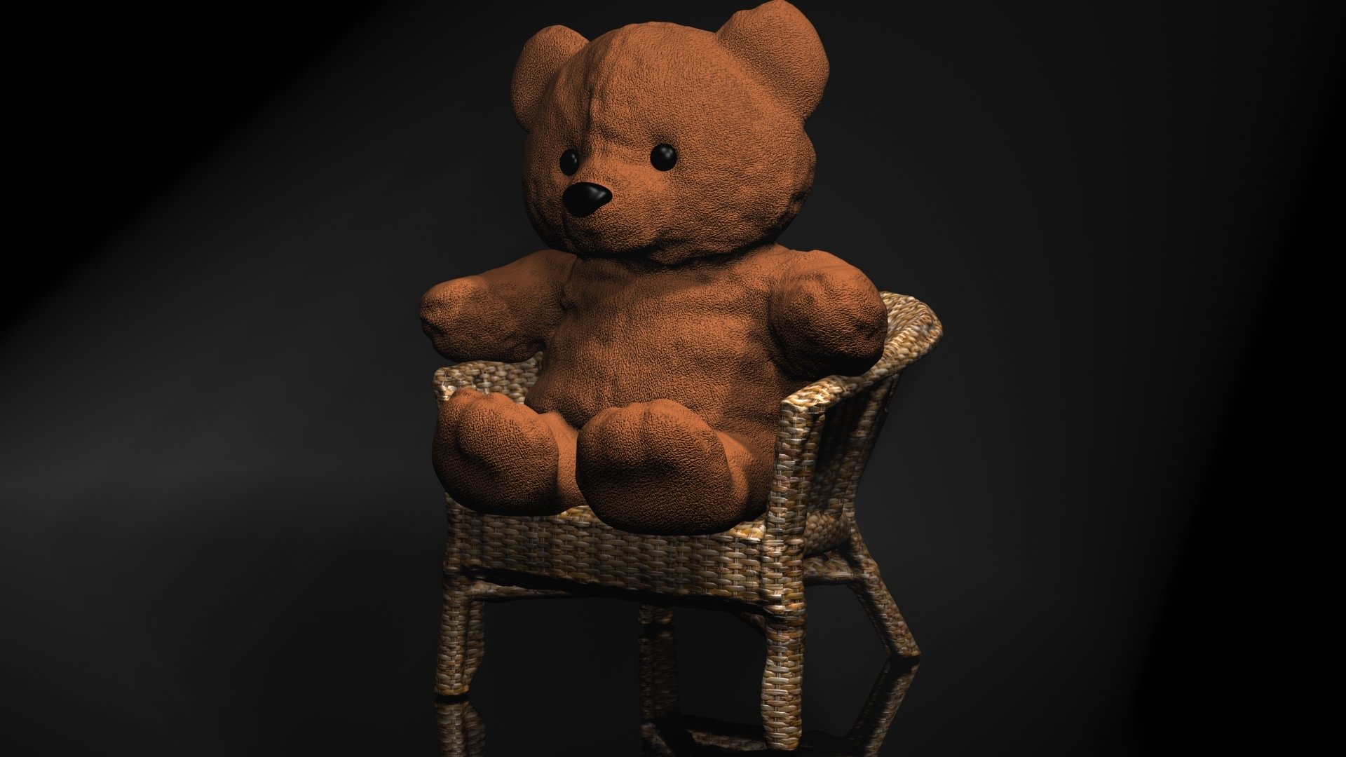 Teddy Wallpaper 3d Hd - HD Wallpaper 