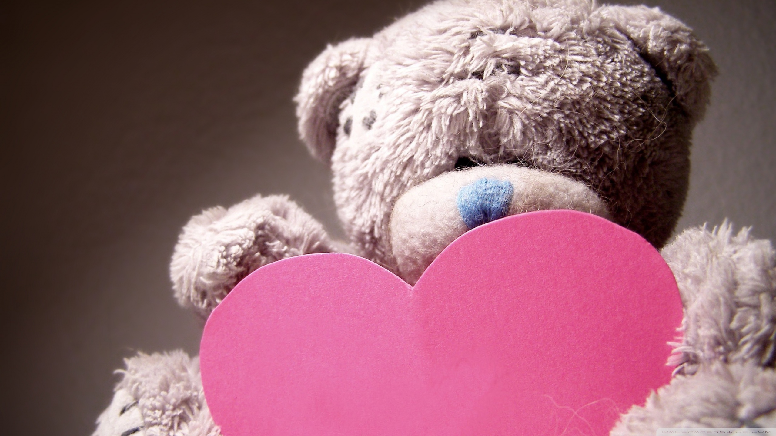 Happy Valentine's Day Teddy - HD Wallpaper 