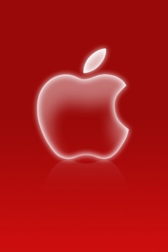 Apple Iphone Wallpaper Red - HD Wallpaper 