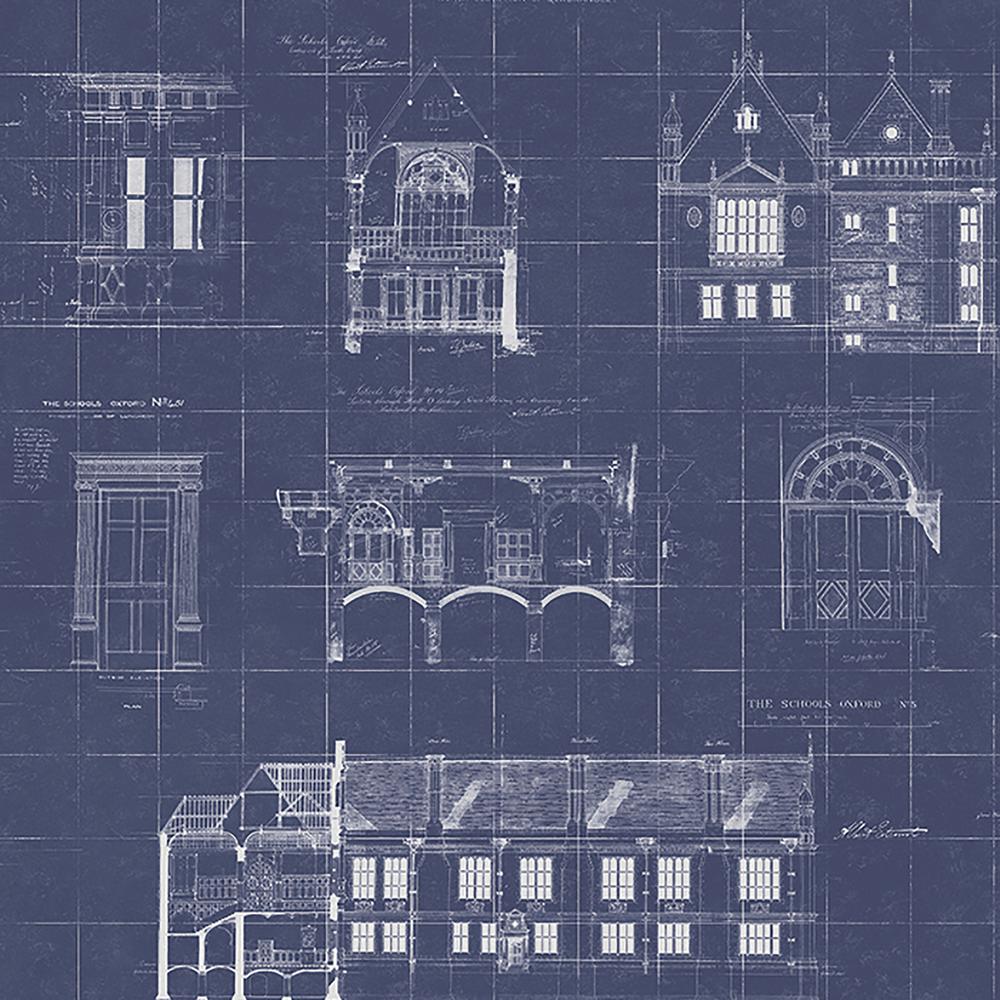 Vibrant On An Architect's Blueprint 1 Inch Background Illustration Vibrant On An Architect's Blueprint 1 Inch Background Illustration