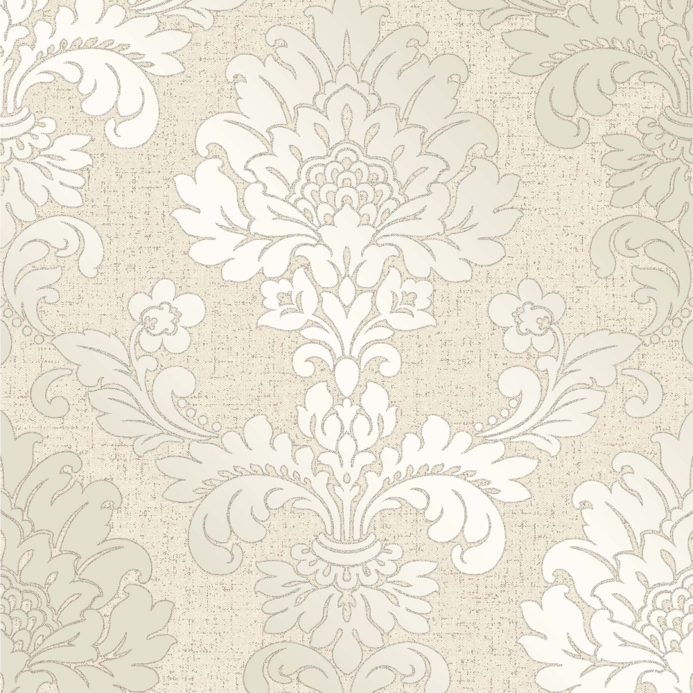 Glisten Damask Wallpaper Gold - HD Wallpaper 