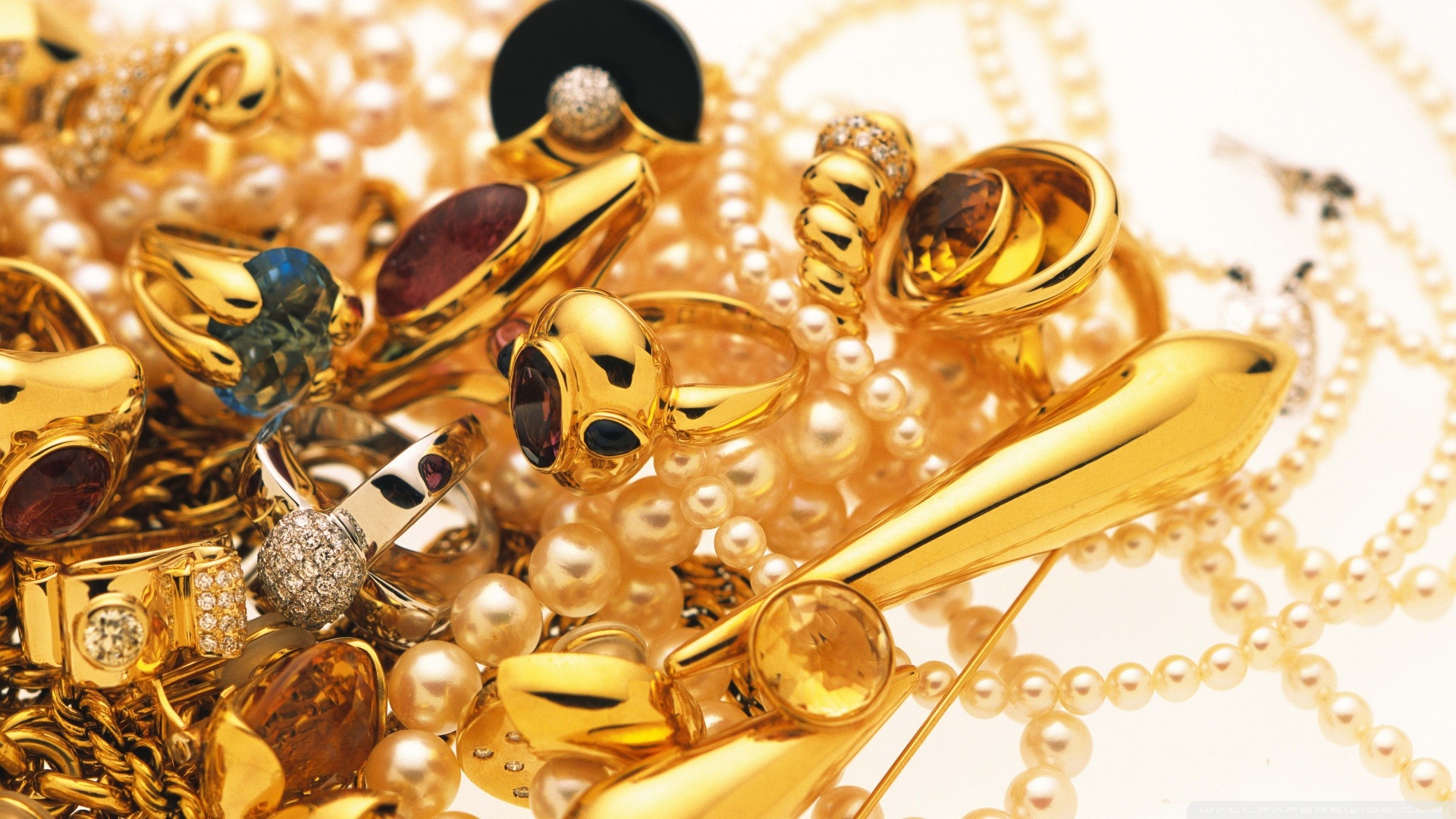 Gold Jewelry - HD Wallpaper 