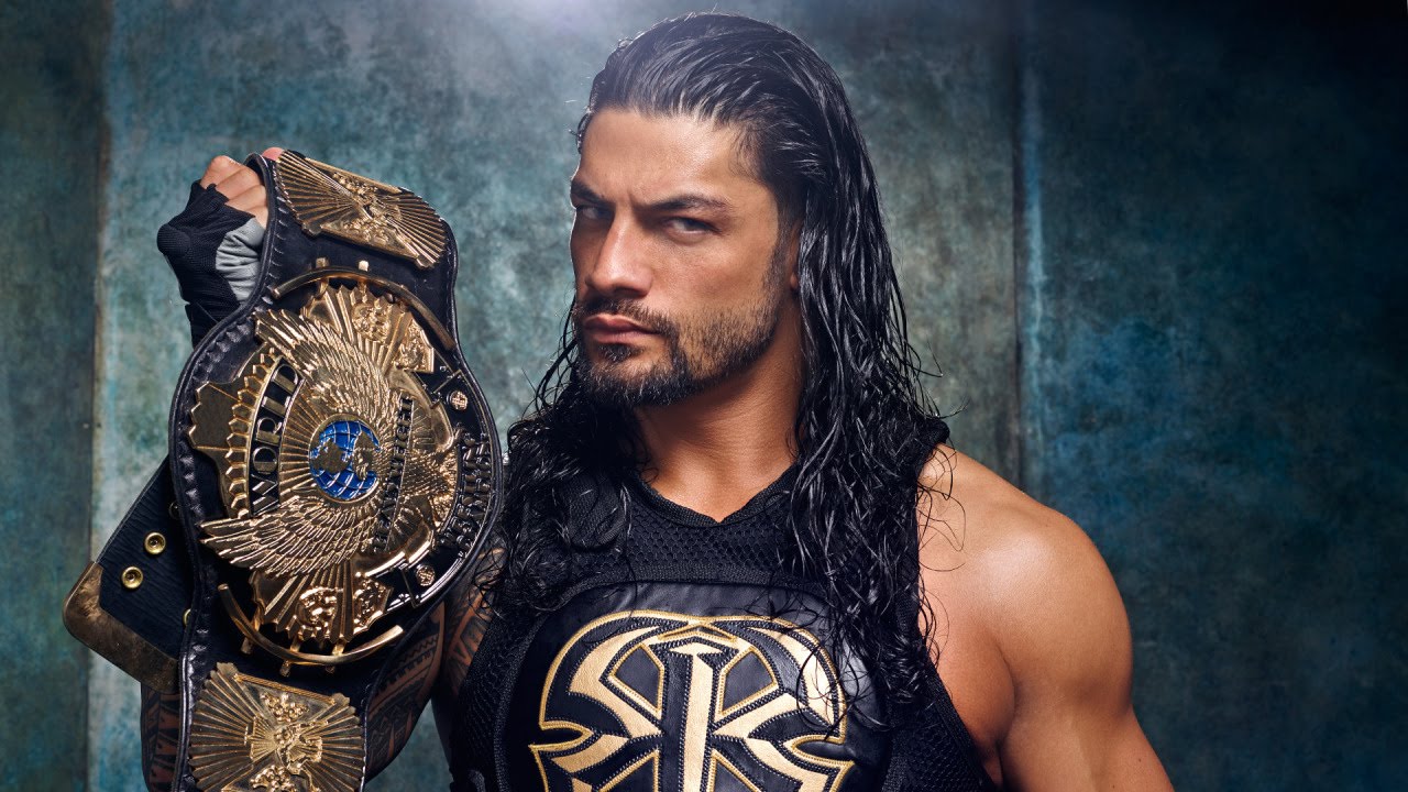 Roman Reigns Wwe Championship Wwe Raw Facial Hair Beard - Roman Reigns Championships - HD Wallpaper 
