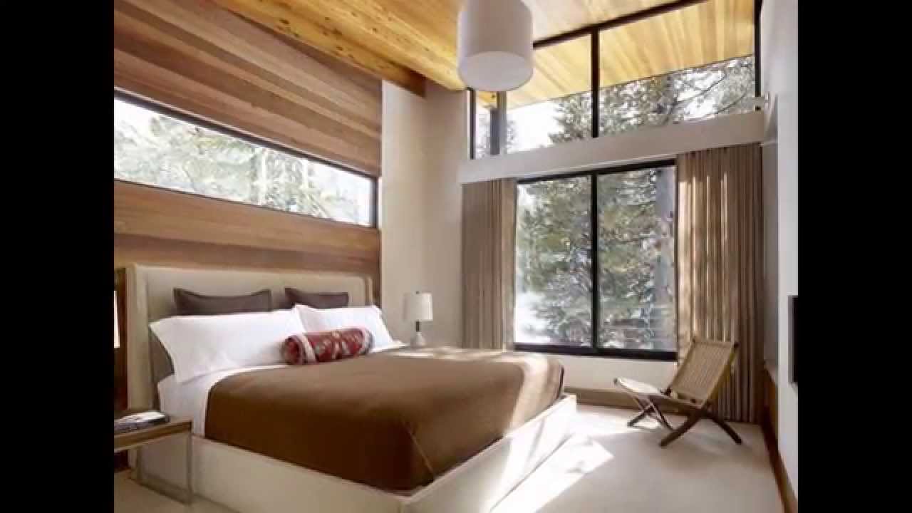 Modern Ski Lodge Bedroom - HD Wallpaper 