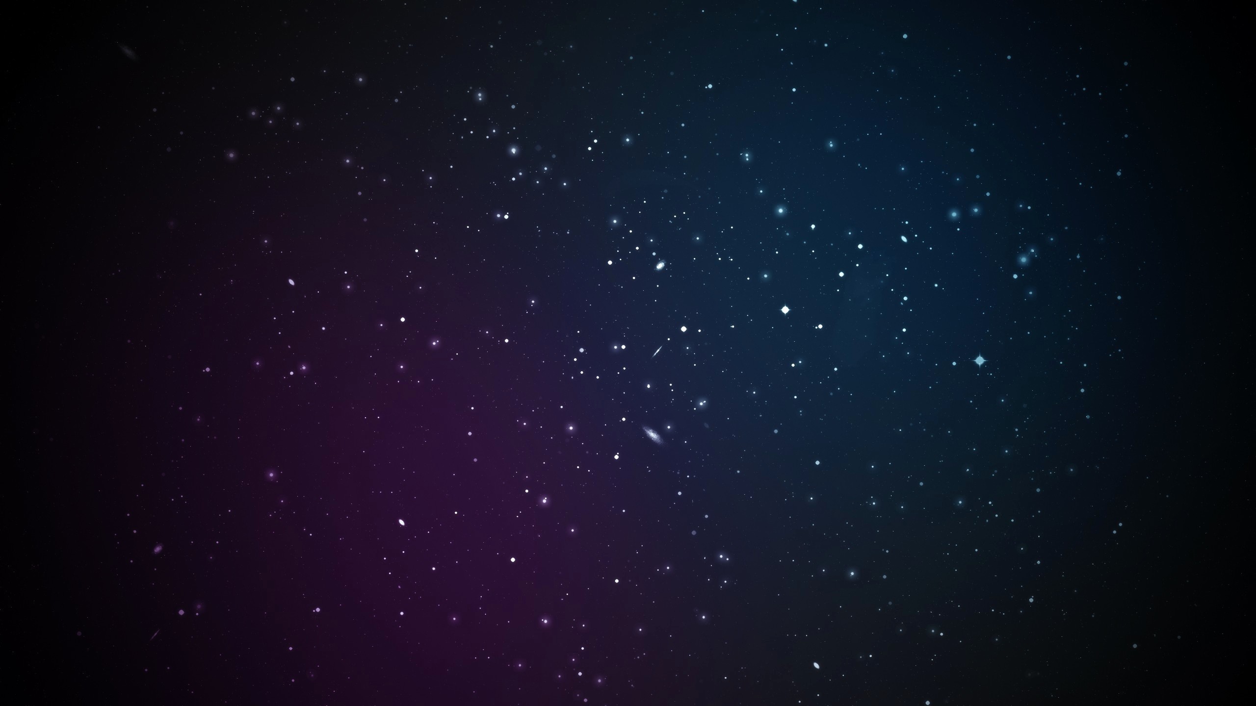 2560x1440, Galaxy Phone Background Hd Elegant Galaxy - Starry Night Background Large - HD Wallpaper 