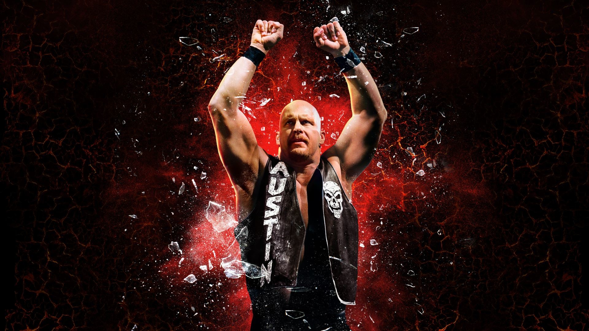 Wwe2k16 Wallpaper Stonecold 2 
 Data-src - Stone Cold Steve Austin Wallpaper Hd - HD Wallpaper 