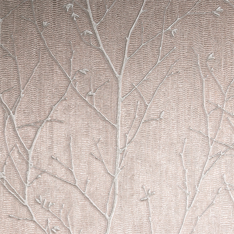 Water Silk Sprig Wallpaper Rose Gold - HD Wallpaper 