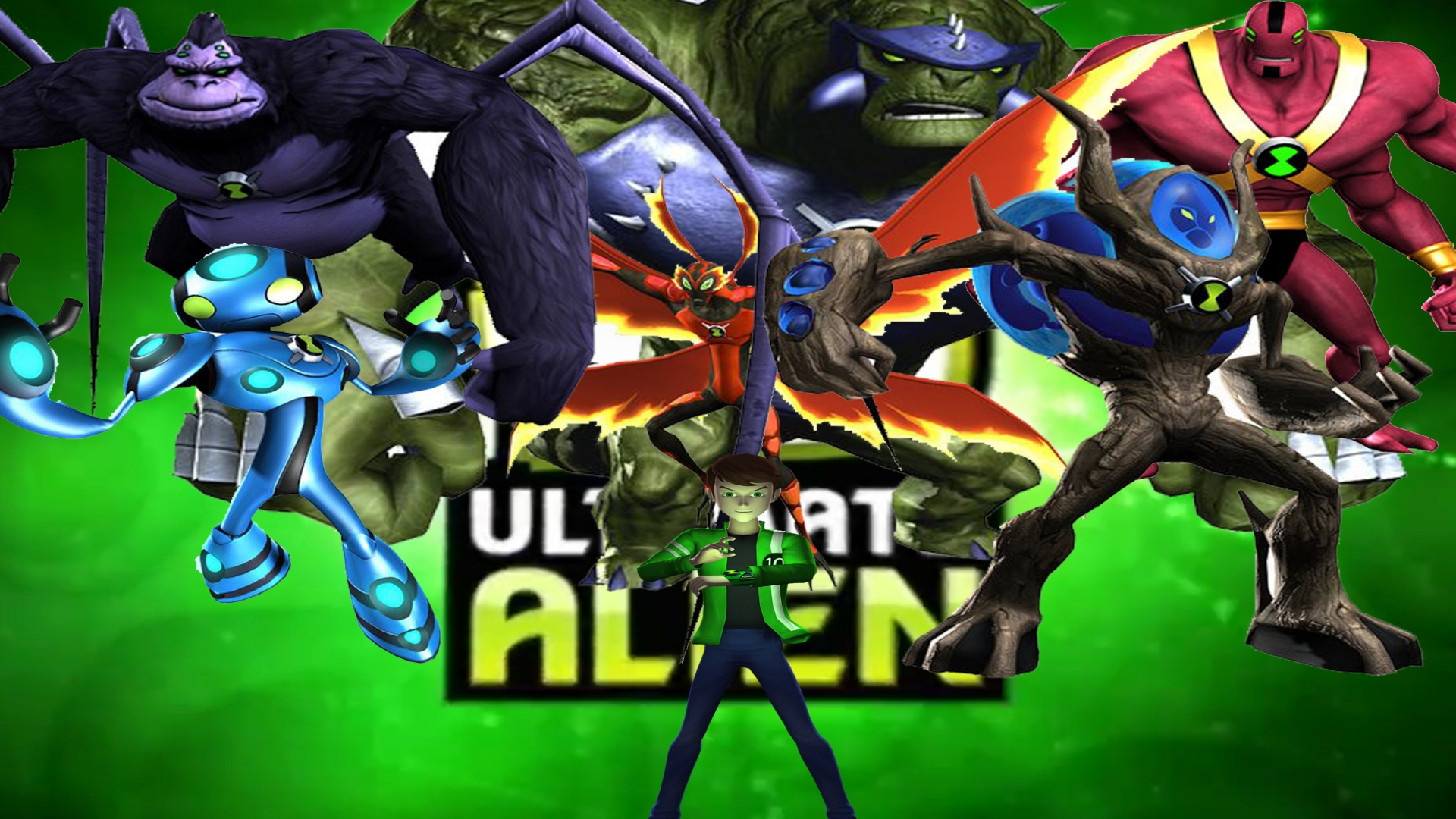 Ben 10 Wallpapers Ultimate Alien Force - HD Wallpaper 