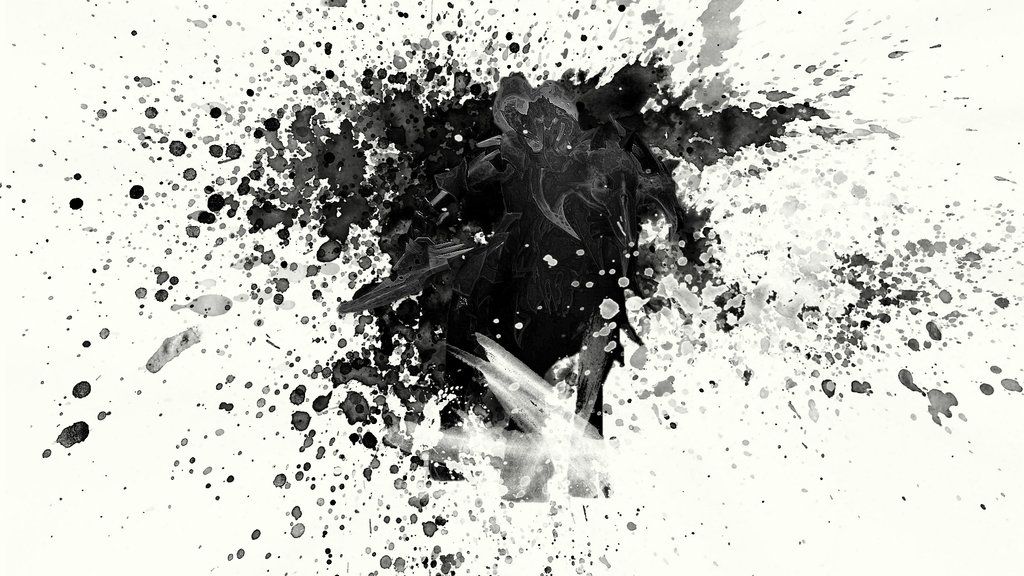 Ink Wallpaper 08 - Ink Wallpaper Black - HD Wallpaper 