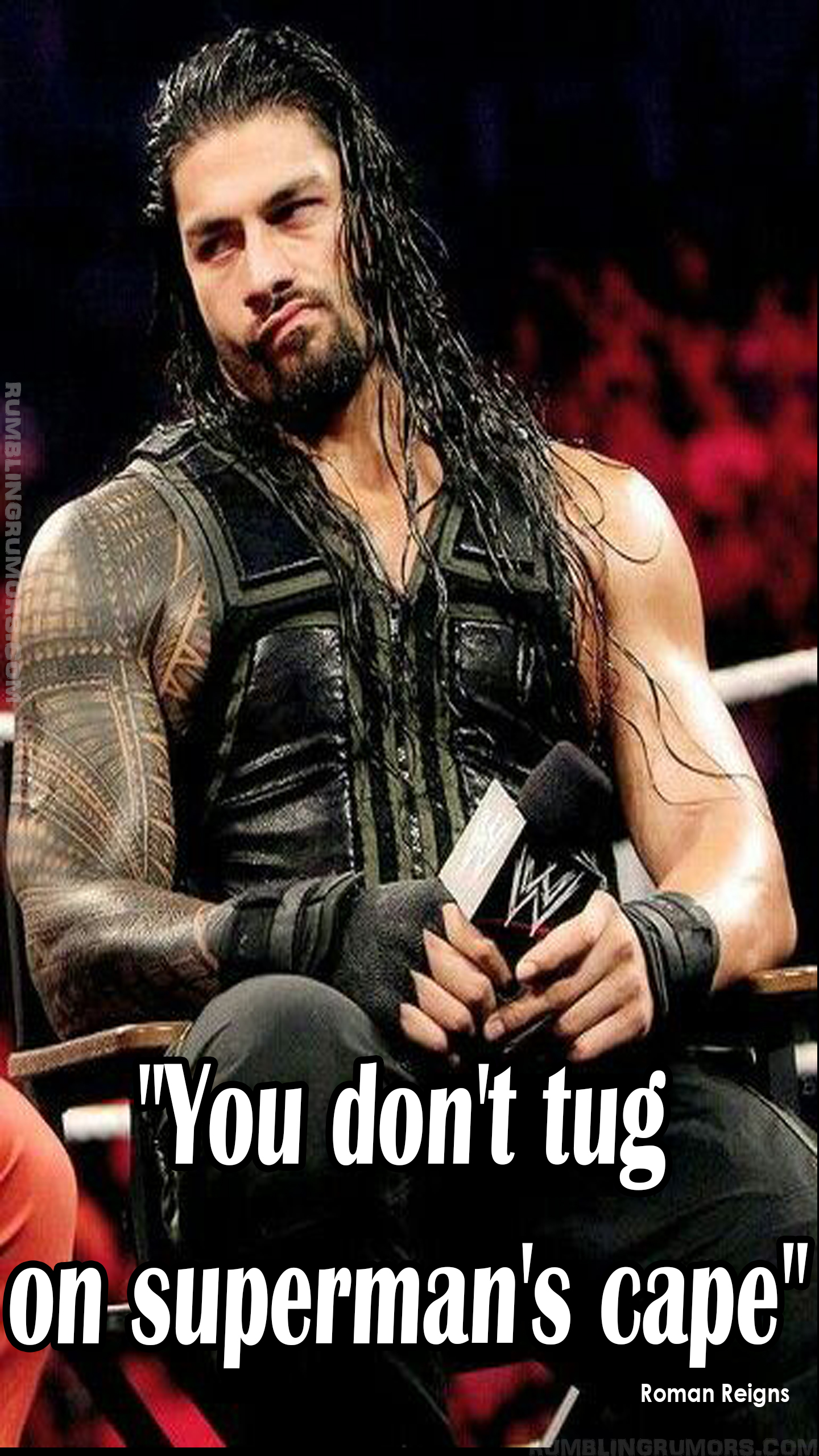 Roman Reigns Pic With Quotes - HD Wallpaper 