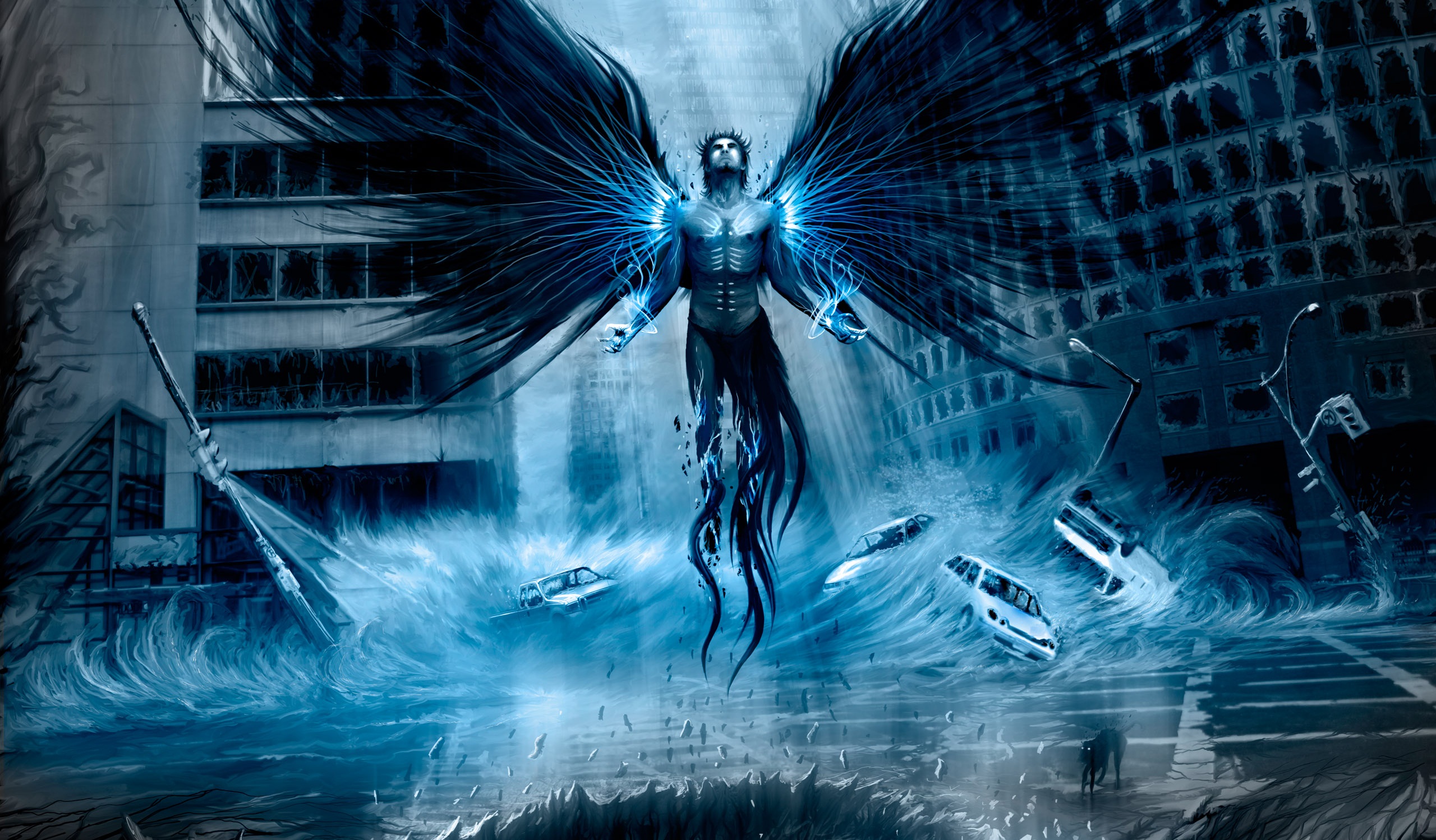 Angel Hd Wallpapers - Black Angel Wallpaper Hd - HD Wallpaper 